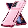 thumbnail image 4 of for Motorola Moto G Power 5G 2025, Luxury Sliding Camera Cover Soft TPU + Hard PC Shockproof Drop Protective Hybrid Stylish Ultra Slim Frosted Anti-slip Grip Case for Moto G Power 5G 2025, Pink, 4 of 7