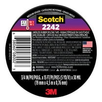 Scotch® 2242 Rubber Splicing Electrical Tape, 3/4 in x 15 ft x 0.030 in