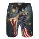 thumbnail image 3 of Balery North American Bald Eagle1 Traje de Baño Estilo Hawaiano para Hombre, Shorts de Secado Rápido con Bolsillos-Small, 3 of 6