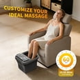 thumbnail image 2 of Bañera plegable para pies con calor y masaje, bañera masajeadora de pies Shiatsu motorizada para fascitis plantar y alivio del estrés, control de temperatura, burbujas, control remoto, spa de, 2 of 9