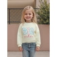thumbnail image 5 of BemeyourBBs Toddler Baby Girl Big Sister Sweatshirt Pullover Crew Neck Long Sleeve Fall Winter Sweater Tops Clothes, 5 of 9