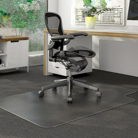 Zimtown PVC Matte Desk Office Chair Floor Mat Protector for Hard Wood Floors 48
