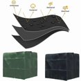 thumbnail image 2 of Water Tank Cover, IBC Tank Cover for 1000L Tank, Water Tank Container Protective Cover, Anti-Dust Anti-UV Anti-Rain, 120x100x116cm (Green), 2 of 5
