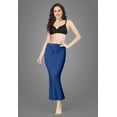 thumbnail image 4 of Trendmalls Lycra Spendex Saree Shapewear Petticoat for Women-P01-Blue, 4 of 6