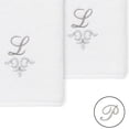thumbnail image 2 of Authentic Hotel and Spa  100% Turkish Cotton Monica 2PC Embellished Washcloth Set White P, 2 of 3