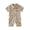 Khaki, variant on Boys Girls Short Sleeve Solid Pullover Romper Gentleman Jumpsuit Summer Clothes for Toddler Boys Easter Outfit 18 Months Boy Toddler Summer Neutral Snap Dinosaur 24 Month Zipper Romper