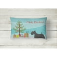 thumbnail image 2 of Carolines Treasures CK3560PW1216 Scottish Terrier Christmas Tree Canvas Fabric Decorative Pillow, 2 of 4