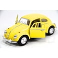 thumbnail image 3 of 4PC SET: 5" Kinsmart 1967 VW Volkswagen Beetle Diecast Model Toy Car 1:32 Pastel, 3 of 5