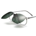 thumbnail image 2 of Gafas de sol polarizadas con clip en gafas graduadas, copos negros y grises, para hombres y mujeres, ajuste compacto y no abatible JM, 2 of 3