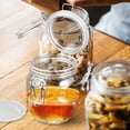 thumbnail image 4 of QUMIIRITY 2Pcs Honey Jars With Lids For Food Preservation In Kitchen Tool Transparent Design, 4 of 6