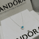 thumbnail image 2 of COLLAR PANDORA CORAZON ELEVADO AZUL + KIT DE REGALO, 2 of 4