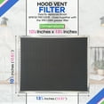thumbnail image 3 of Range Hood Charcoal Filter for 10.81” x 13.31” BPSF30 99010308 Broan Range Hood Filter Replacement - Carbon Ductless Exhaust Hood Filter - Filters and Freshens the Kitchen Air Over the Oven (2-Pack), 3 of 6