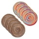 thumbnail image 1 of Uxcell 8 Pcs Manteles Individuales Redondos Tejidos, Mantel Lavable de 7 Pulgadas Resistente al Calor Decorativo para Mesa de Comedor Encimera, Café Gradiente/Rojo Gradiente, 1 of 7