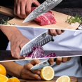 thumbnail image 4 of SHAN ZU 3 Piezas Juego de Cuchillo de Cocina Damasco, Set Cuchillo de Cocina Japones de Acero Damasco de 67 Capas, Cuchillo de Chef Cuchillo Santoku Cuchillo Pelador - PRO Series, 4 of 8