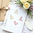 thumbnail image 6 of Usloyux Dog Paper Clips, Cute Animal Shaped Irregular Paper Clips for Financial Receipts Bookmarks Office Supplies, Bulk 50-Pack Metal Wire Clips for Study Stationery Organization, Fun Desk, 6 of 6