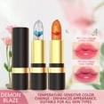 thumbnail image 3 of Crystal Flower Jelly Lipstick, Long Lasting Nutritious Lip Balm, Magic Color Changing Lipstick, Clear Magic Lip Stain Moisturizer, Matte Long Lasting Lip Gloss (Red), 3 of 9