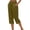 Dark Brown, variant on Nymphenshire Womens Capri Pants 7/8 Length Linen Button Elastic Waist Casual Cropped Pants Loose Fit Summer Beach Comfortable Bottoms White