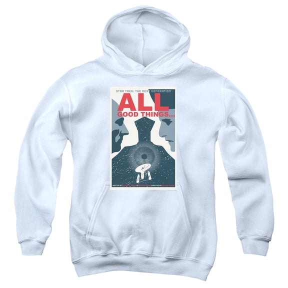 Star Trek - Tng Season 7 Episode 25 - Youth Hooded Sweatshirt - Large