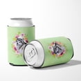 thumbnail image 5 of Alaskan Malamute Green Flowers Can or Bottle Hugger, 5 of 5