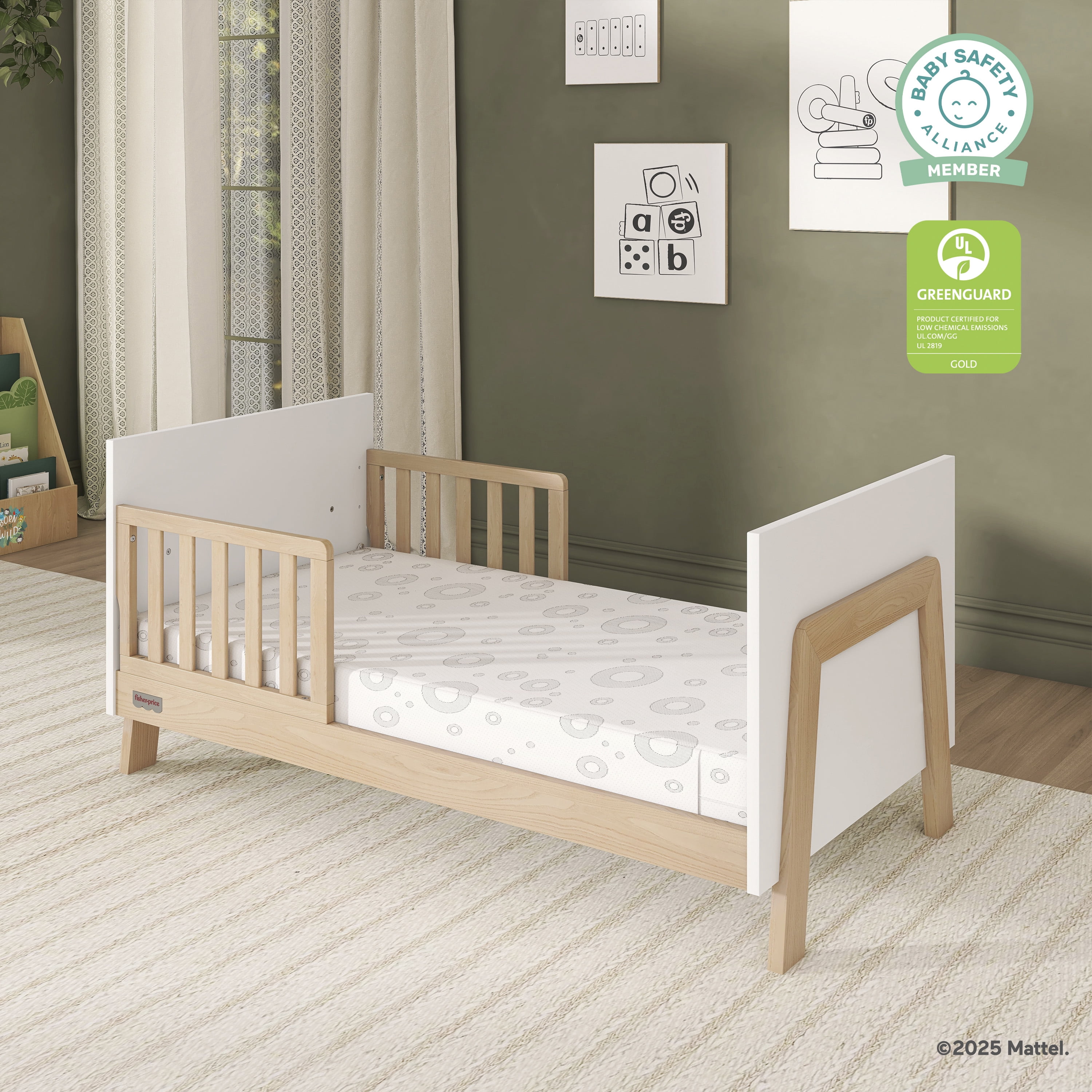Fisher-Price Hello Cozy Dual-Sided Mattress for Infants and Toddlers by Dream On Me