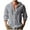 NEW-Gray, variant on ZCFZJW Cotton Linen Hoodies for Men Drawstring Hooded Button Down Beach Hippie Shirt Casual Lightweight Soft Long Sleeve Blouse Tops Gray XXXL