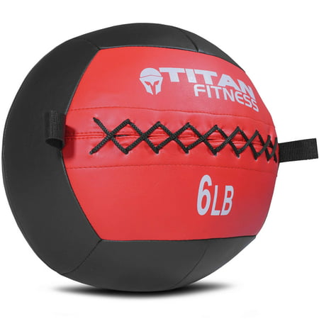 Titan Soft Wall Ball Medicine 6 lb Core Workout Cardio Muscle