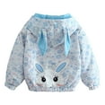 thumbnail image 3 of GYRATEDREAM Toddler Baby Girls Cartoon Spring Fall Hooded Jacket Windproof Outerwear Windbreaker Zipper Lightweight Jackets Coat, 3 of 4