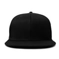 thumbnail image 4 of DALIX Flat Billed Baseball Cap Adjustable Hat Size M L XL in Black, 4 of 6