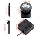 Solar Spotlights 6 LED Underwater Projection Lights Lamp Outdoor Garden