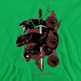 thumbnail image 2 of Game of Thrones Targaryen Dragons Unisex Adult Pull-Over Hoodie,Kelly Green, Small, 2 of 5
