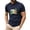 Navy, variant on Men's St. Patrick's Day Beer Shamrock Print Crew Neck Short Sleeve T Shirt