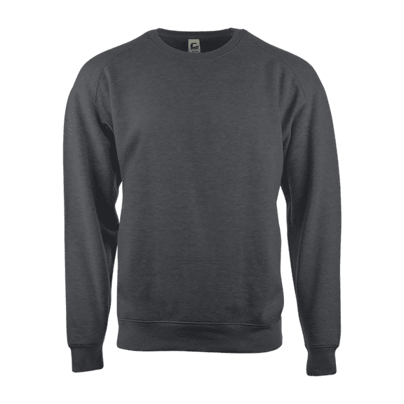 C2 Fleece Youth Crew - Charcoal S