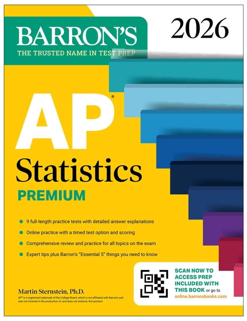 Barron's AP Prep AP Biology Premium, 2026: Prep Book with 6