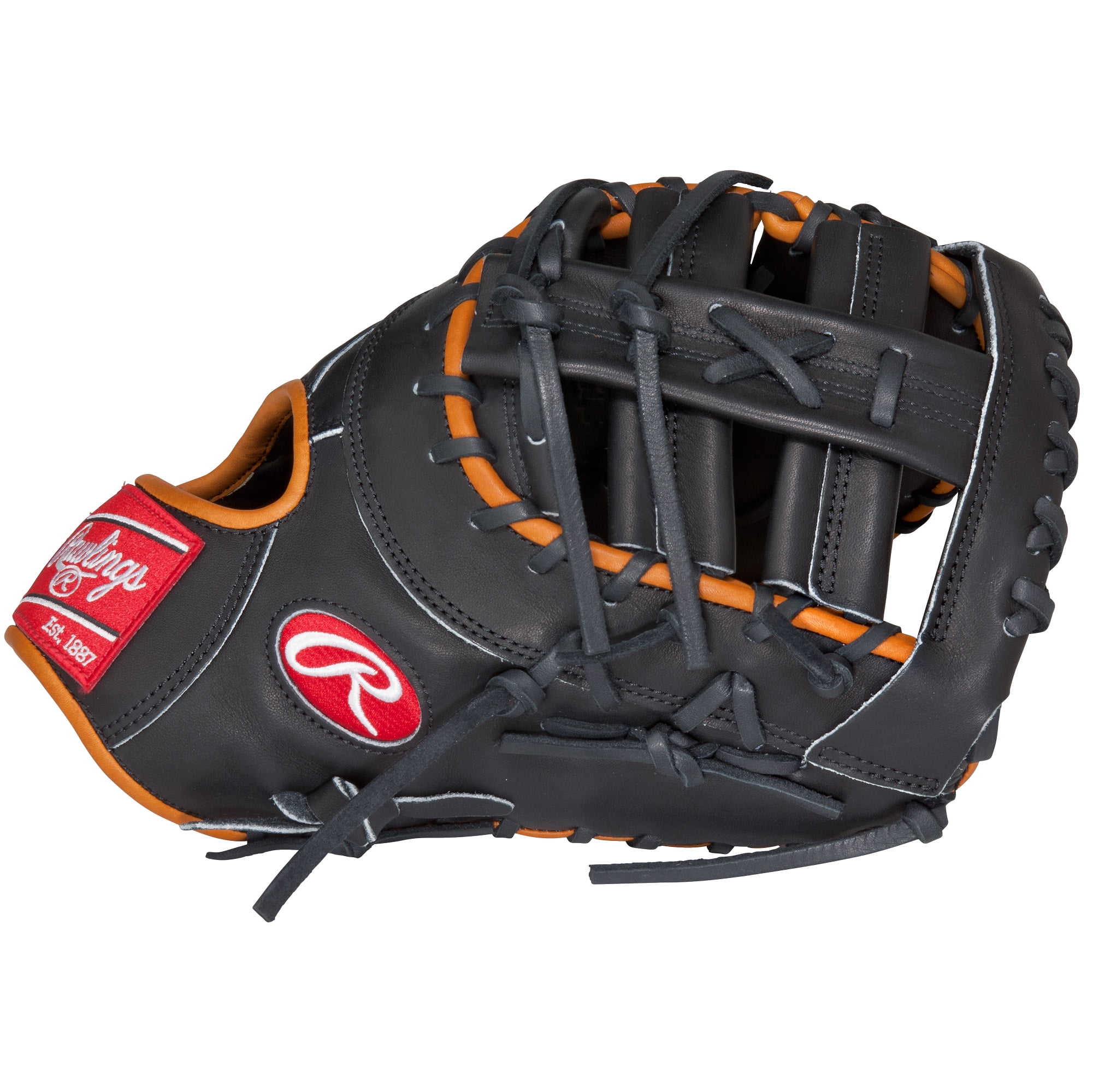 Rawlings Heart of the Hide 13 Inch First Base Mitt Adult Baseball Glove, Black by Rawlings
