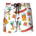 thumbnail image 1 of Simple Beach Coconut Tree 3D Printed Short Pants Mens Summer Board Shorts Swimsuit Male Swimming Trunks Quick-dry Custom Shorts, 1 of 5