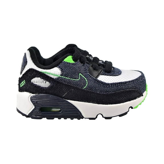 Toddler's Nike Air Max 90 LTR SE 2 Blk/Obsidian-Scream Grn (DN4378 001) - 4