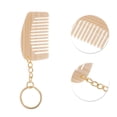 thumbnail image 2 of Unique Bargains 1 Pc Mini Keychain Hair Comb White Acetate Sheet, 2 of 5