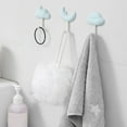 thumbnail image 3 of Adhesive Wall Hook Strong Load-Bearing No-Drill Removable Cute Design 3 Pack Kitchen Bathroom Hanging, 3 of 7