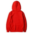 thumbnail image 4 of Godokuleh Hoodies for Men Fleece Casual Solid Hooded Collar Drawstring Sweatshirts Fall Winter Long Sleeve Pullover with Pocket Red 2XL, 4 of 4