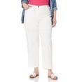 thumbnail image 1 of Ruby Rd. womens Plus-size Classic 5-pocket Fly Front Denim Jean Pants, White, 24 US, 1 of 4