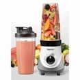 thumbnail image 2 of 2-Speed Personal Blender - White: Portable Smoothie & Bullet Blender, 300W, 2 Cups, Dishwasher-Safe, 2 of 4