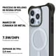 thumbnail image 4 of Funda Transparente Uso Rudo Ultra Bounce Para iPhone 13/14 Transparente Negro Magsafe MR. GADGETS, 4 of 8