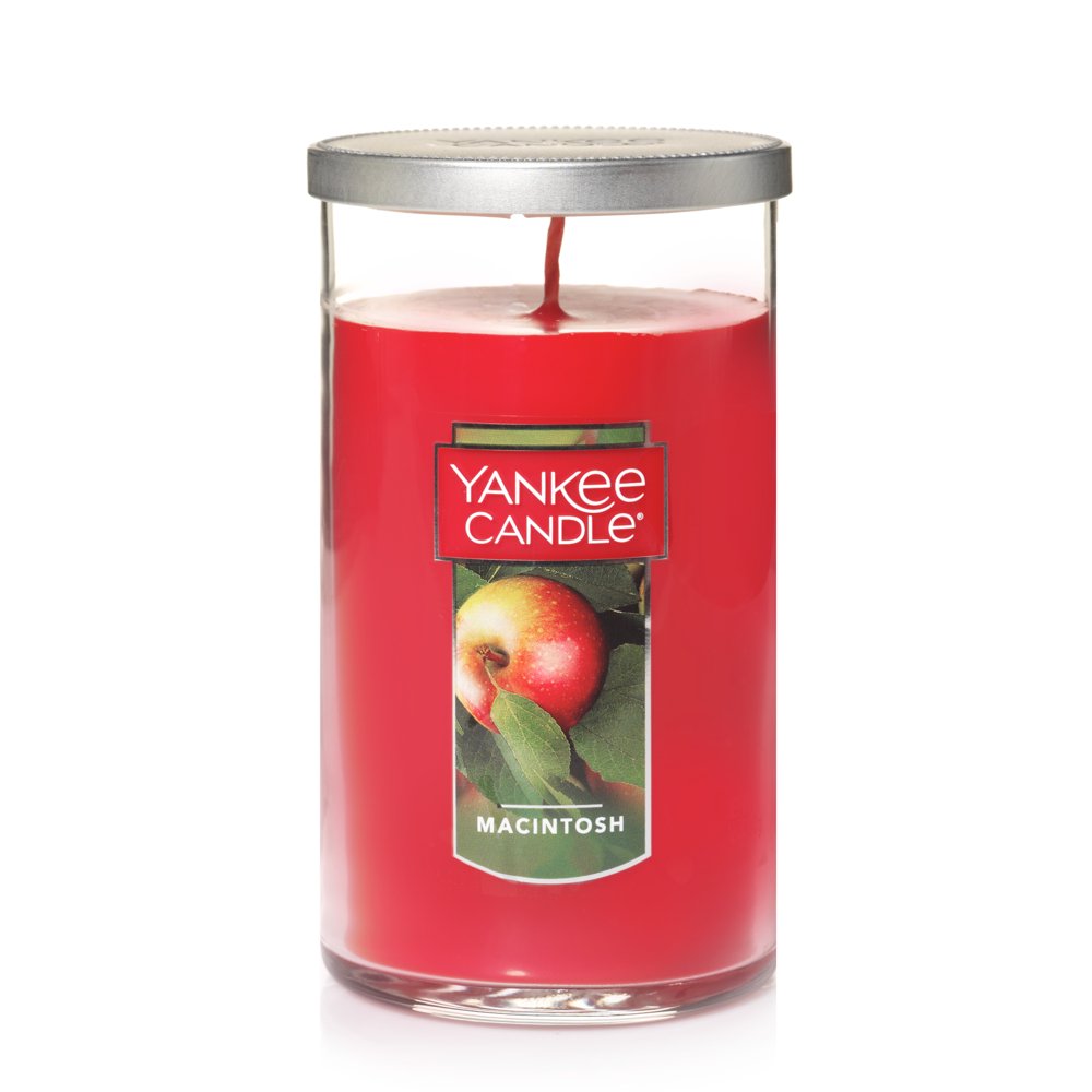 Yankee Candle Medium Perfect Pillar Scented Candle, Macintosh Walmart