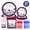 Style 4, variant on 4th of July Decoration Patriotic American Flag Tableware Party Supplies Disposable Paper Plates Napkins for Independence Day Memorial Day Serves 20 (Style 1)