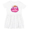 thumbnail image 3 of Inktastic I Love My Mommy Girls Girls Toddler Dress, 3 of 5