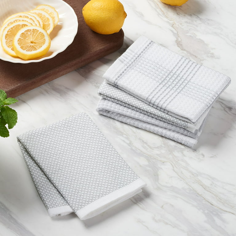  Glynniss Kitchen Towels and Dishcloths Set, Four Dish