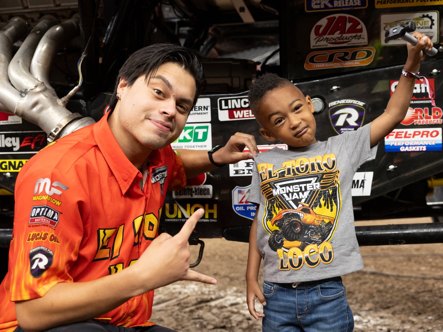 Monster Jam Toddlers’ El Torro Cotton Graphic Tee with Short Sleeves, Sizes 12M-5T