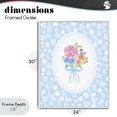 thumbnail image 4 of Stupell Industries French Country Blue Feminine Bouquet White Framed Giclee Art, 24 x 30, by Corinne Haig, 4 of 8
