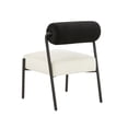 thumbnail image 3 of Jolene Cream Velvet Accent Chair, 3 of 5