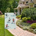 thumbnail image 2 of Yayeee Garden Flag 12"x18" Double Sided Outdoor Yard Lawn Holiday Decorations, Ice Play, 2 of 6